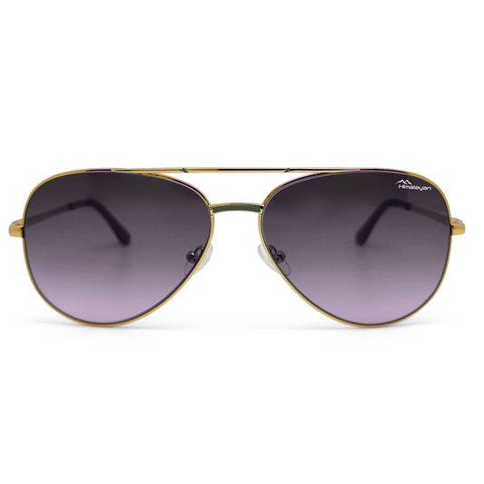 Soleil® Elysian Green — Himalayan 103 | Belgian luxury sunglasses in stainless steel, UV400 — Himalayan Eyewear Antwerp