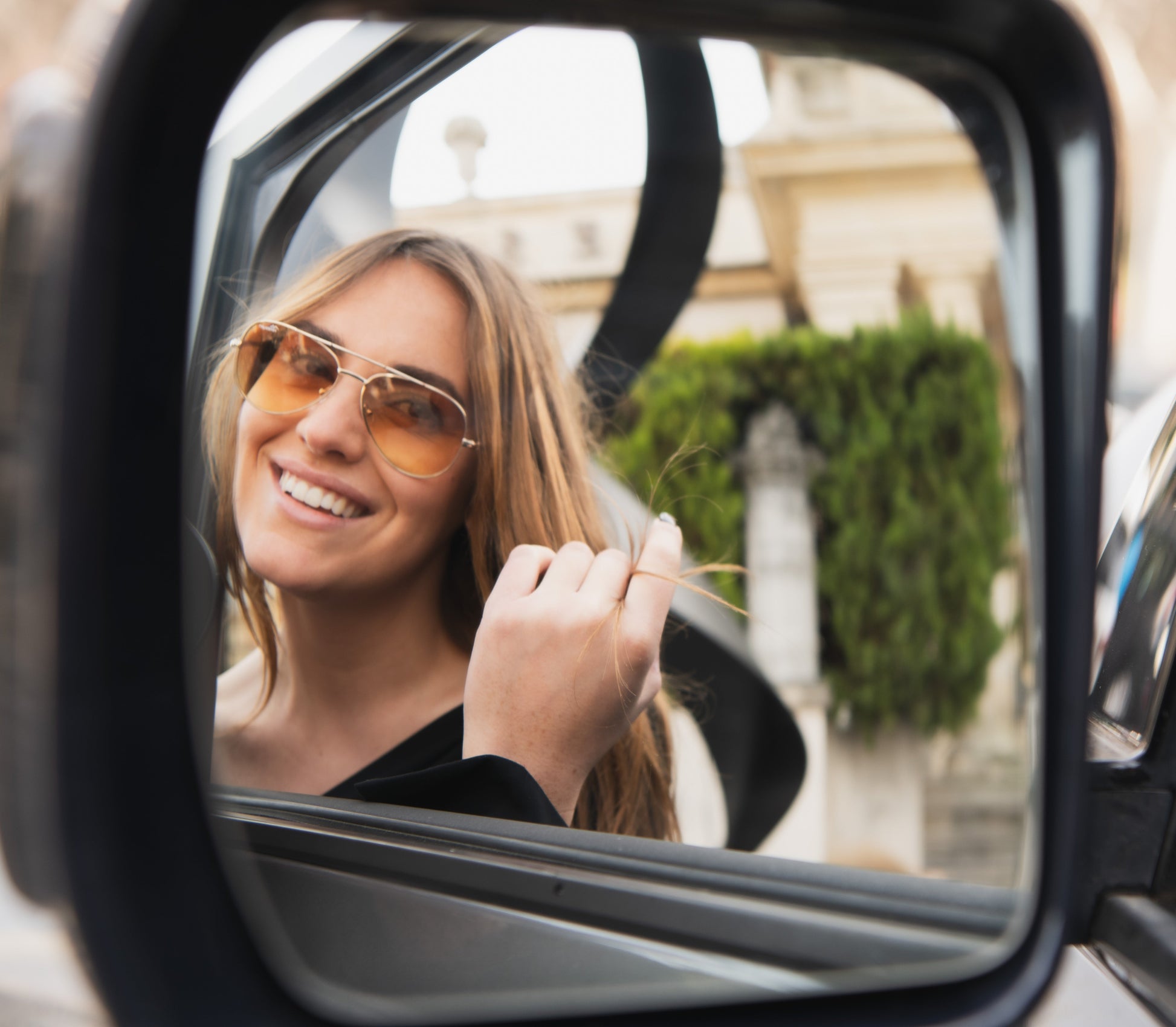 DriveVision® Amber — Himalayan 103 worn on face