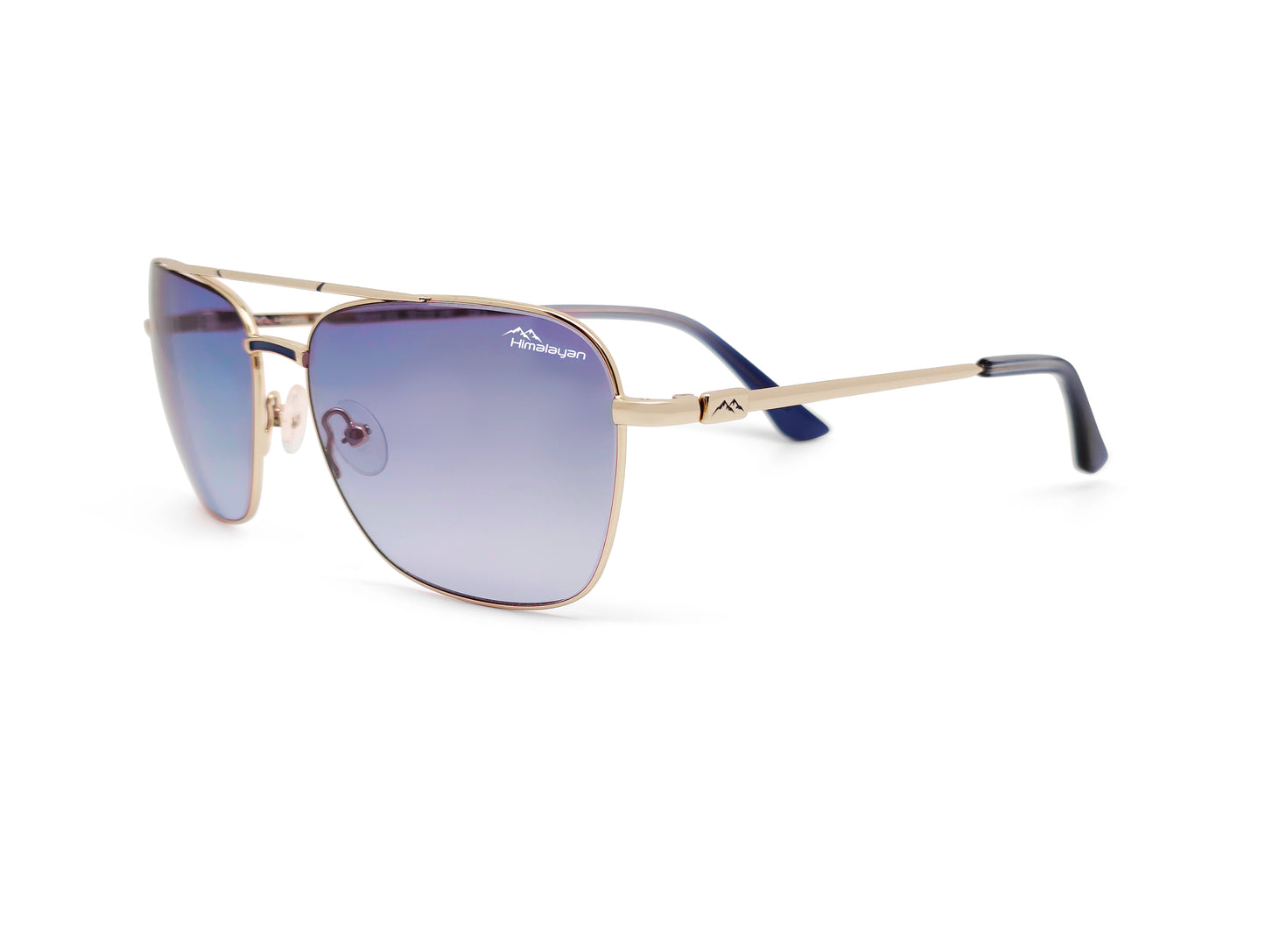 Soleil® Cobalt Blue — Himalayan 102 | Belgian luxury sunglasses in stainless steel, UV400 — Himalayan Eyewear Antwerp