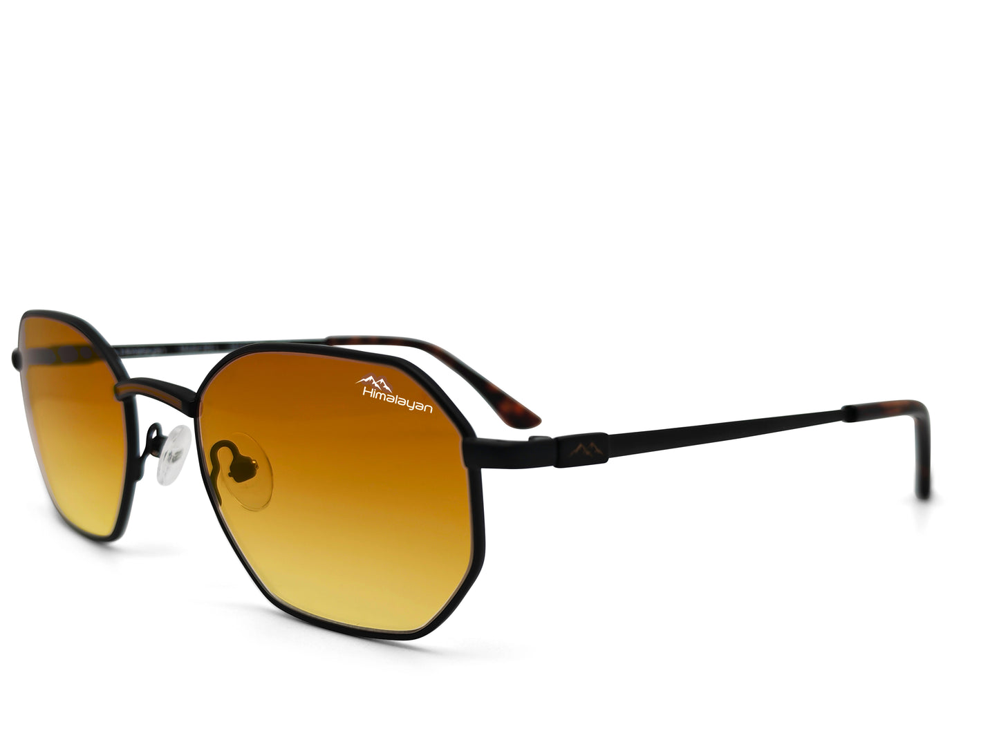 DriveVision® Amber — Himalayan 203 | luxury driving sunglasses with dégradé lens, UV400 — Himalayan Eyewear Antwerp
