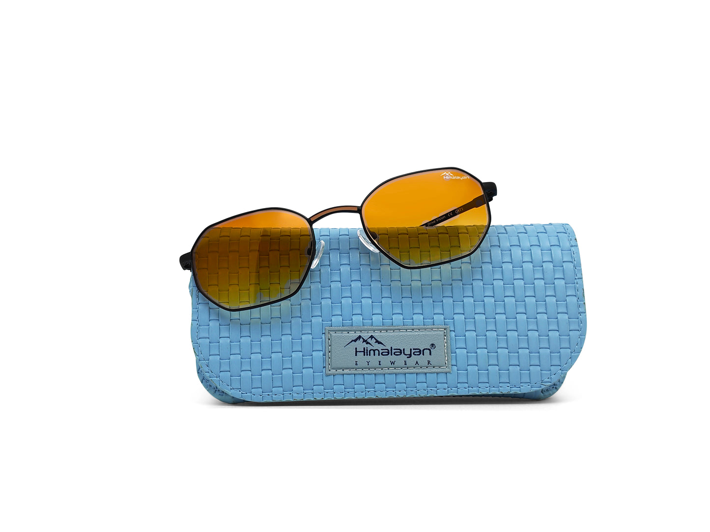 DriveVision® Amber — Himalayan 203 | luxury driving sunglasses with dégradé lens, UV400 — Himalayan Eyewear Antwerp