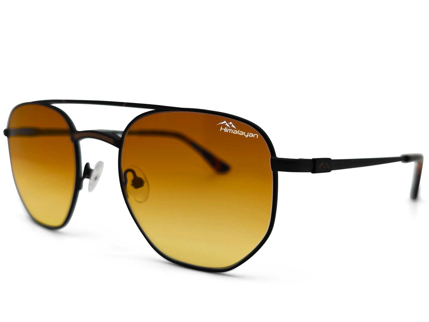 DriveVision® Amber — Himalayan 204 | luxury driving sunglasses with dégradé lens, UV400 — Himalayan Eyewear Antwerp