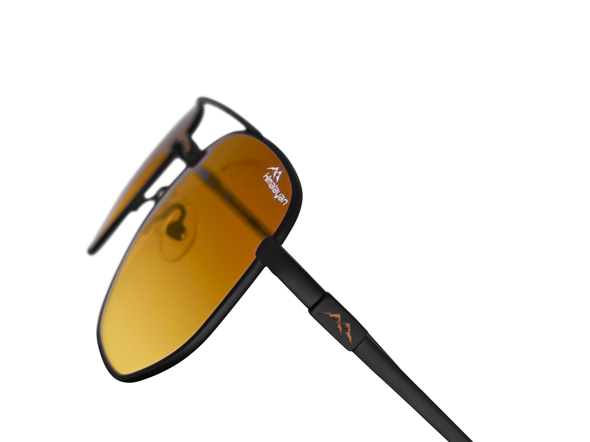 DriveVision® Amber — Himalayan 204 | luxury driving sunglasses with dégradé lens, UV400 — Himalayan Eyewear Antwerp